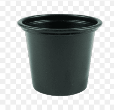 760J Envase 1oz Soufle PP 20/250 (negro) (11016)